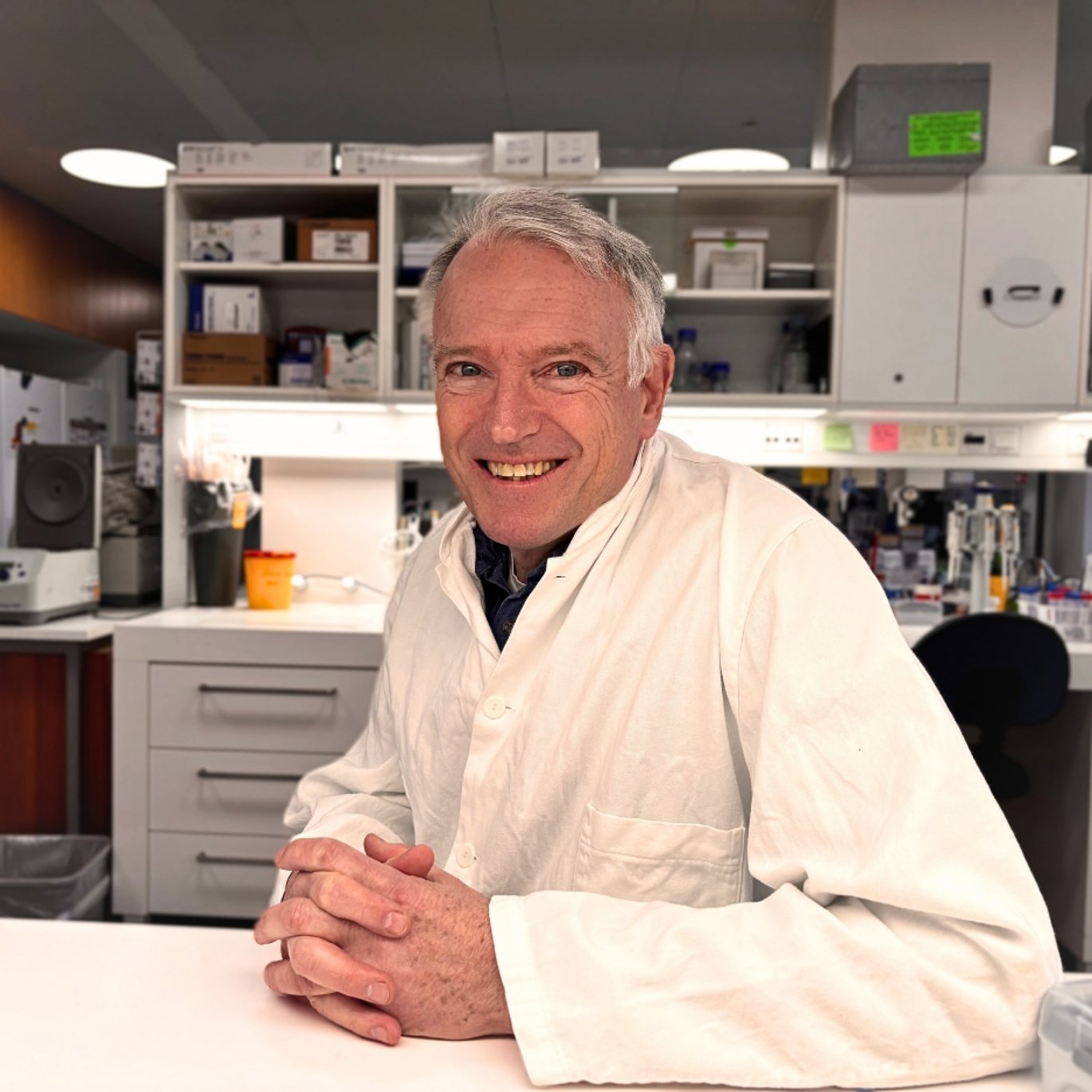 Professor Anders Nykjær in his lab Photo: Rikke Lindhard, DANDRITE