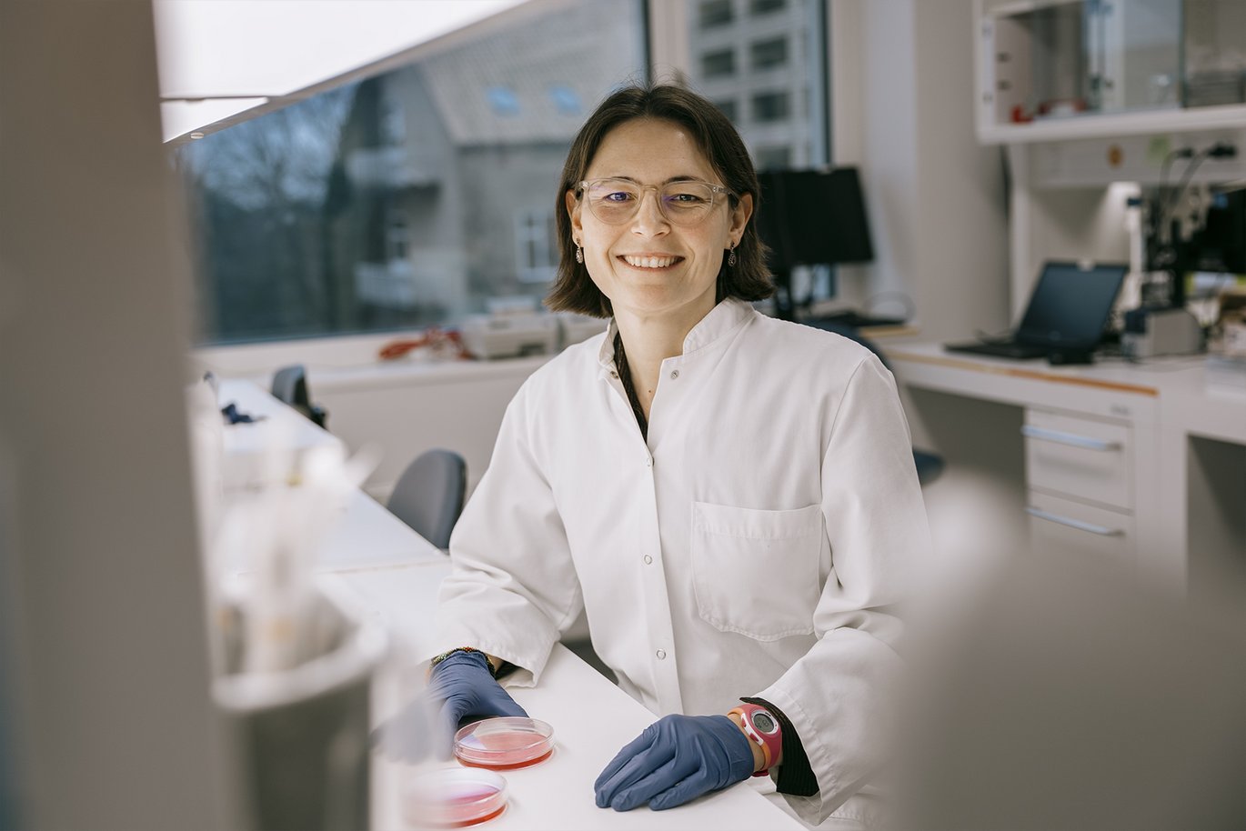 Alena Salasova is an Assistant Professor in Anders Nykjærs Lab.  Photo: Kim Frost, AU Photo