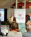 Nanna Møller Jensen received the award when the Danish Parkinson’s Association held its annual research event