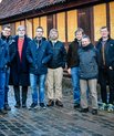 De ni kursusdeltagere samlet til workshop i Den Gamle By i Aarhus. Foto: Mads Ronald Dahl.