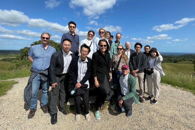 A picture of Visit to Mols Bjerge during the BRI Delegation visit