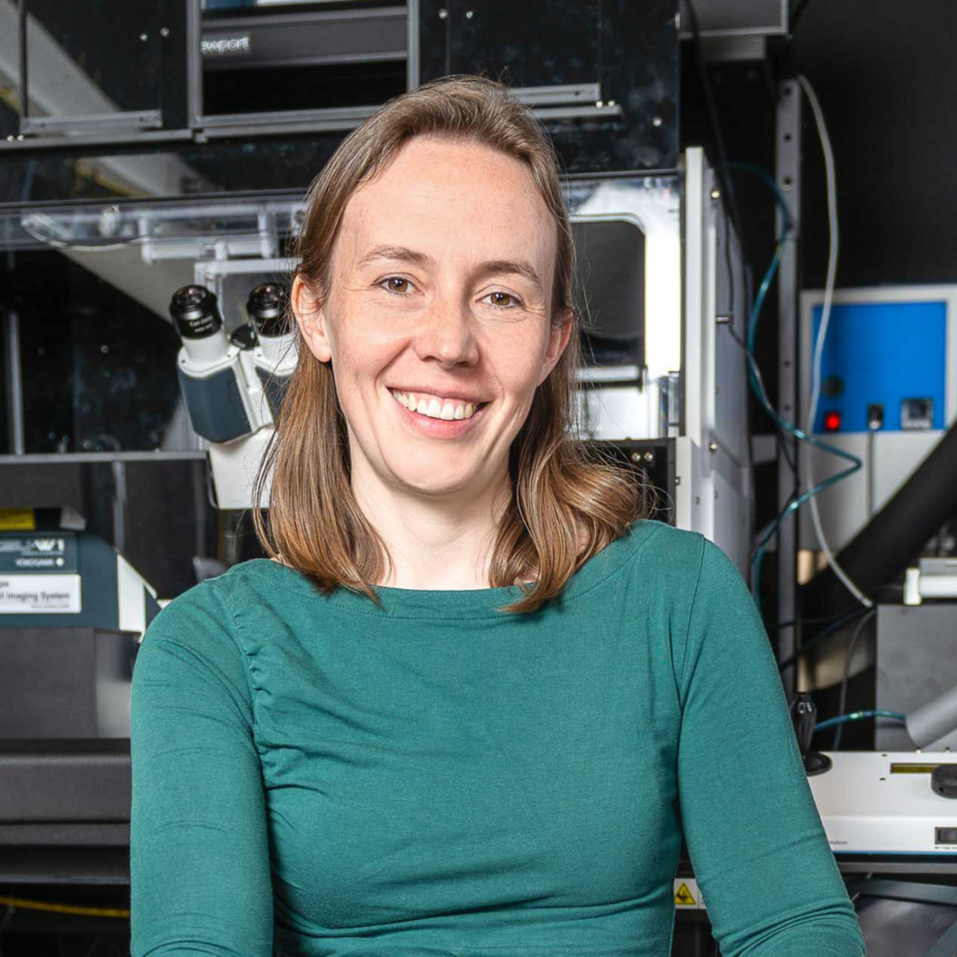 Fiona Müllner comes from a postdoc position at Institute of Molecular and Clinical Ophthalmology Basel Credit: For Women in Science Germany