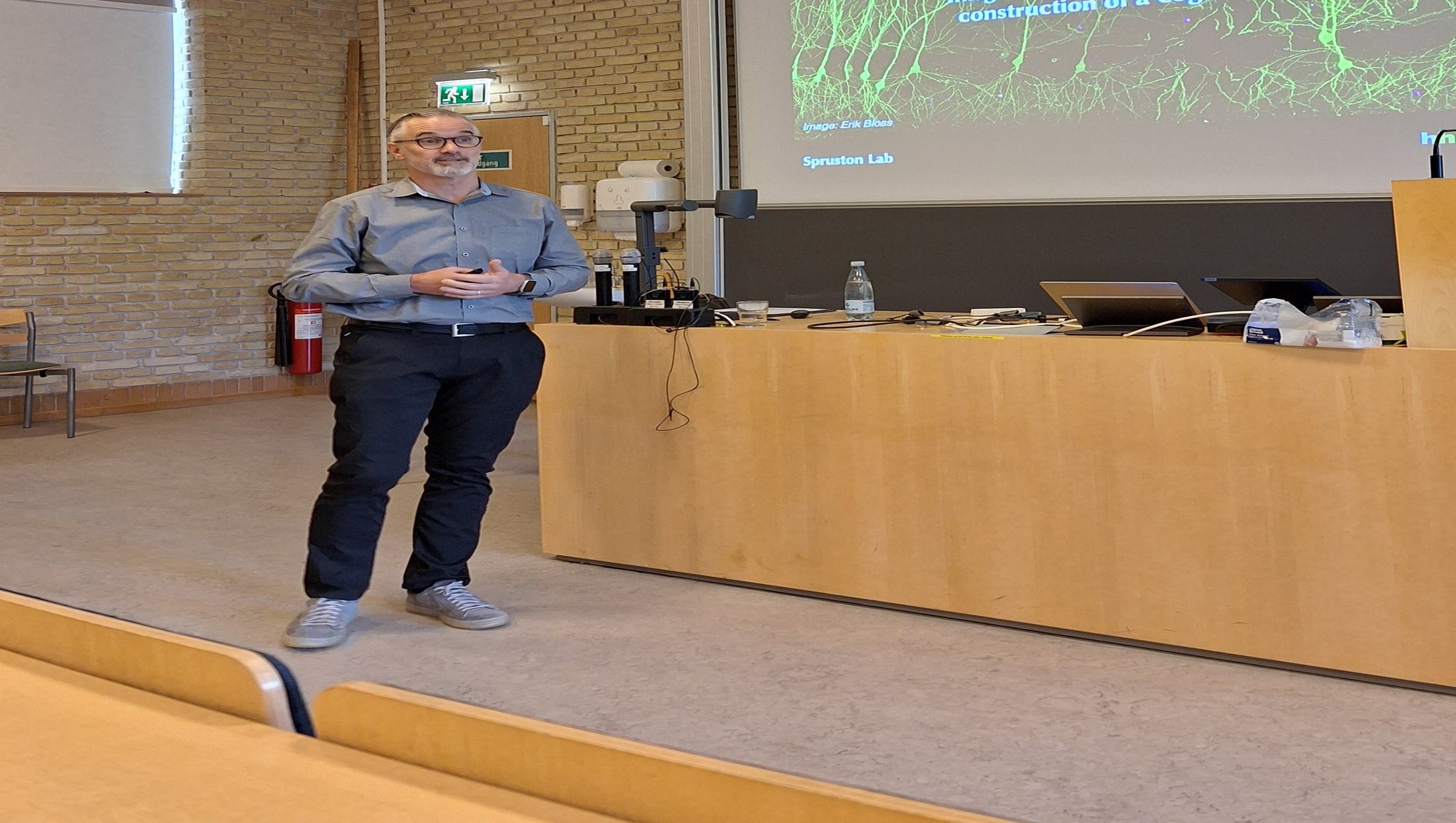 Professor Nelson Spruston visited DANDRITE in June 2024