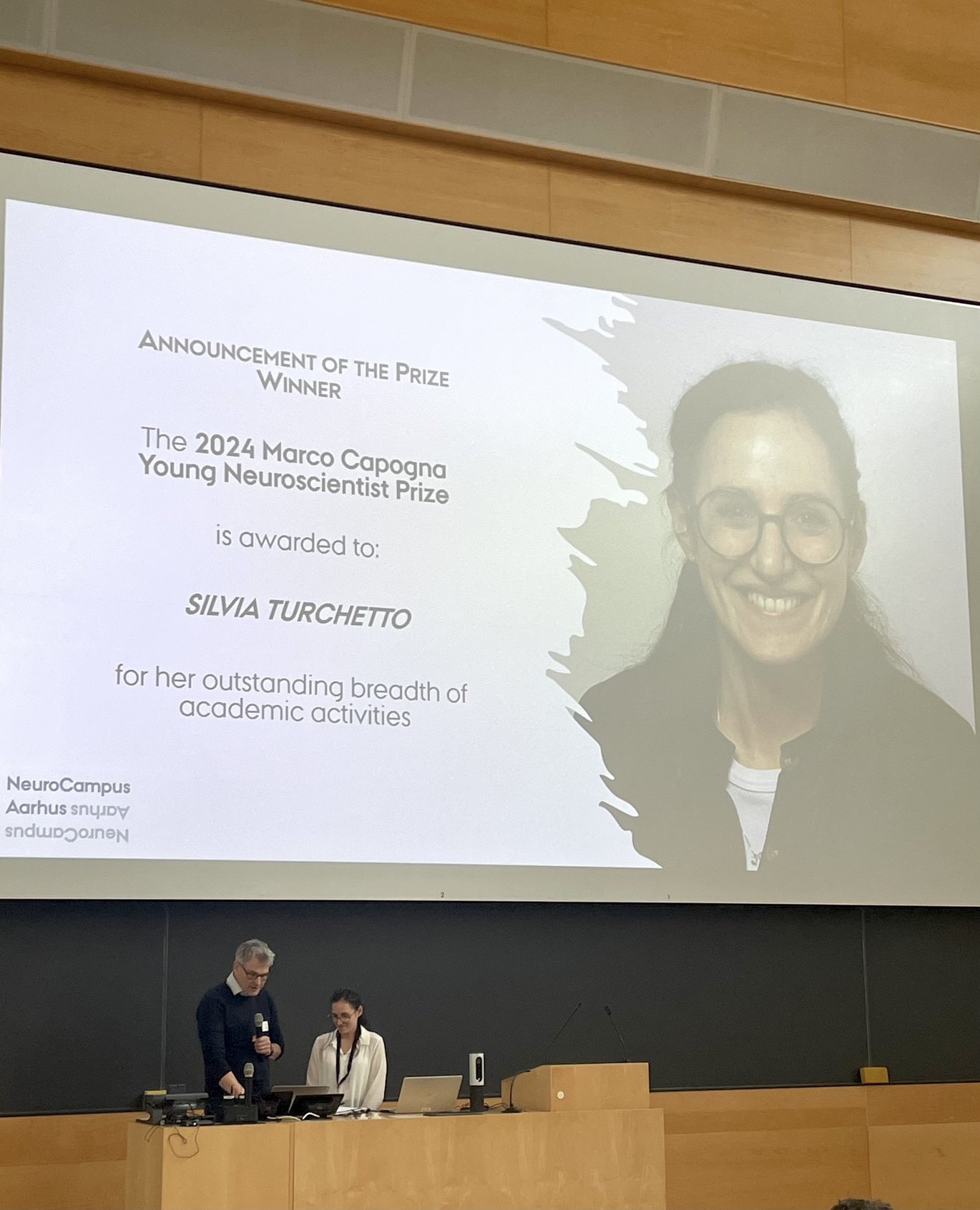 Silvia Turchetto receives the Marco Capogna Prize 2024