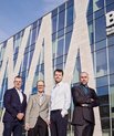 From the left: Claus Elsborg Olesen, Poul Henning Jensen, Lasse Reimer and William Dalby-Brown.  Credit: BioInnovation Institute/Esben Zøllner Olesen 