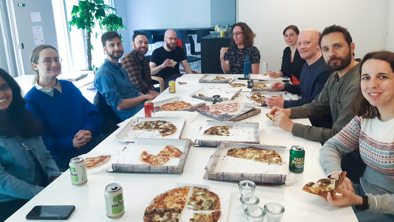 CogNet's most recent event was a social gathering with free pizza, where early-career researchers had the opportunity to present their research in a relaxed and informal environment.