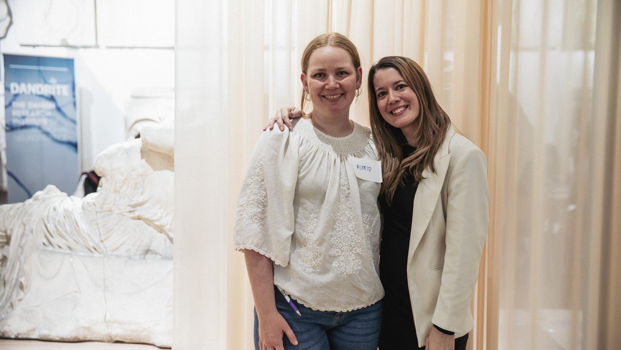 Shows Astrid Munk (left) and Andrea Moreno (right) who organised the events.