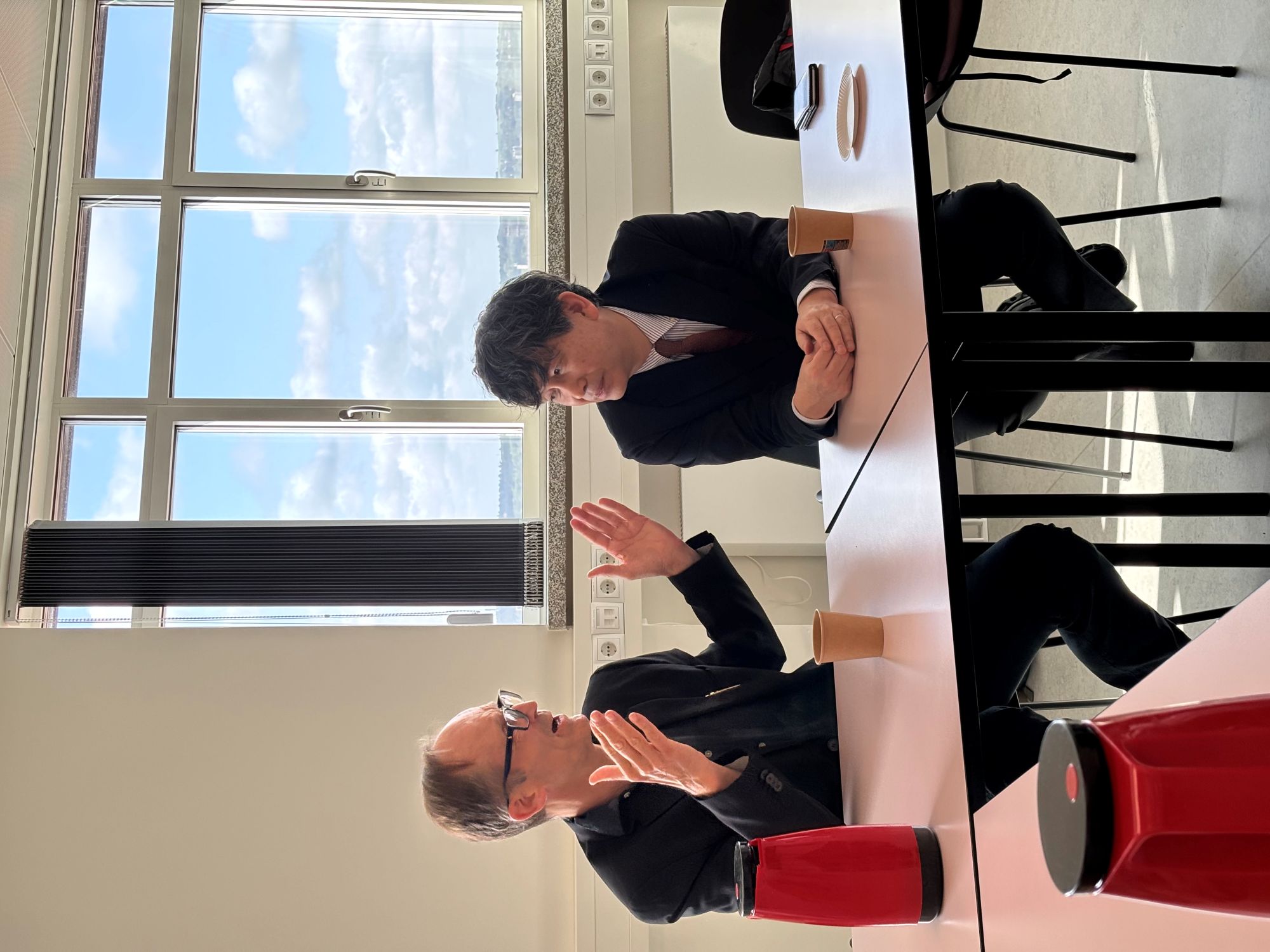 The two directors, Professor Poul Henning Jensen (left) and Professor Osamu Onodera